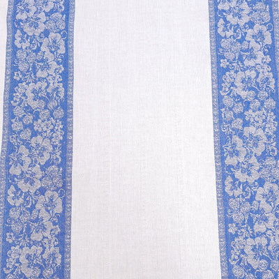 Dishcloth | Cotton & Linen | Blue Flowers