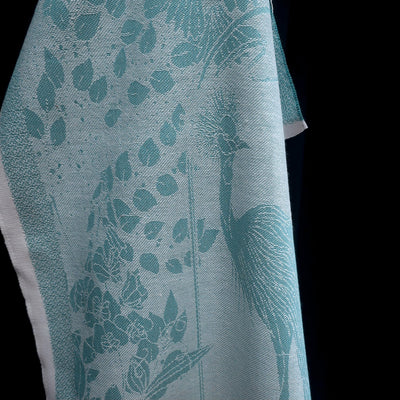 Dishcloth Fabric | Peacock | Cotton & Linen