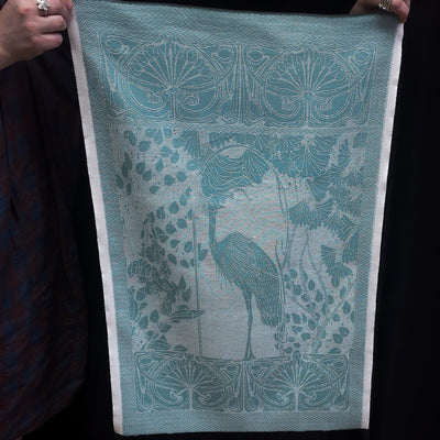 Dishcloth Fabric | Peacock | Cotton & Linen