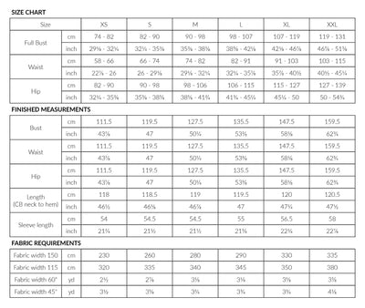 PDF Sewing Pattern | Esme maxi cardigan | Named Clothing