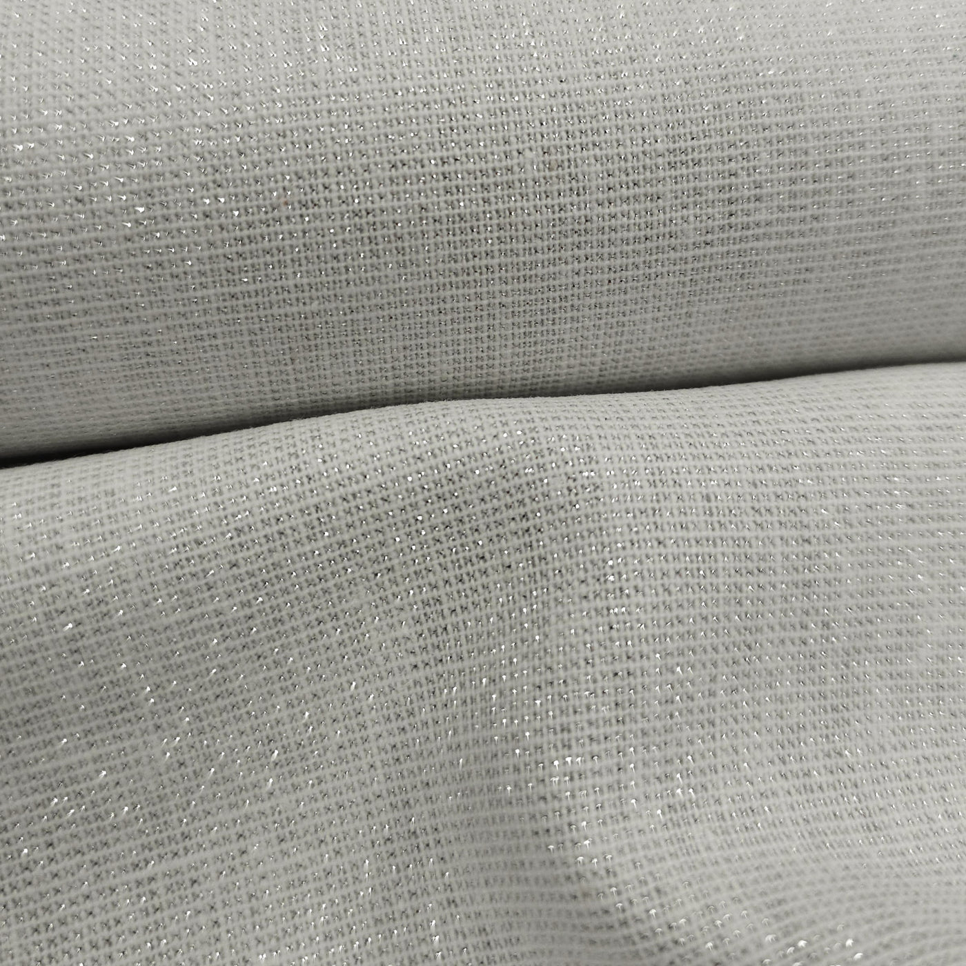 Essex Yarn Dyed Metallic | Vintage white | 114 cm | END OF ROLL