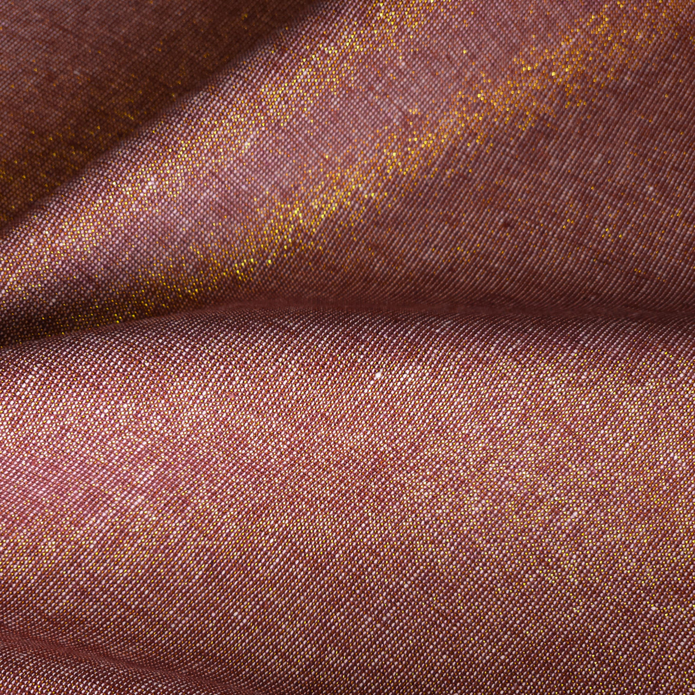 Essex Yarn Dyed Metallic | Robert Kaufman | Copper | 76 cm | END OF ROLL