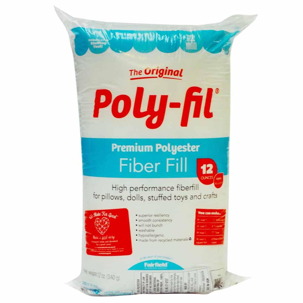 FAIRFIELD Poly-Fil® | Premium Fiber Fill | 340 g (12 oz.)