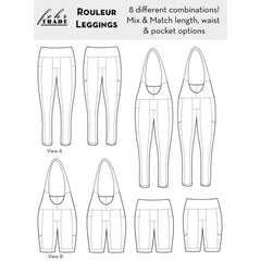 PDF SEWING PATTERN | Rouleur Leggings | Fehr Trade