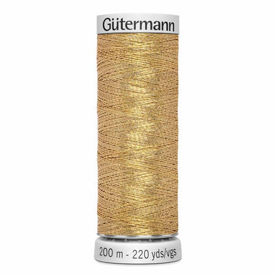 Gütermann | Metallic Dekor Thread | 200 m | #9980 | Bronze Gold