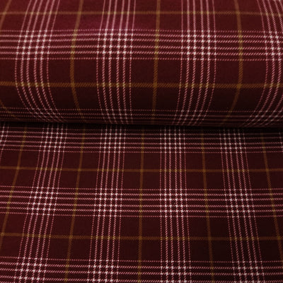 Oxford Plaids | Timeless Treasures | Burgundy