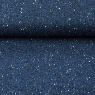 Flannel Speckle | Robert Kaufman | Navy | 54 cm | END OF ROLL