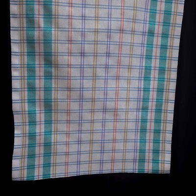 Dishcloth Fabric | Cotton & Linen | Check Multi