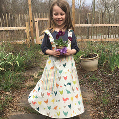PDF SEWING PATTERN | Child's Cookie Apron | Folkwear | UNISEX