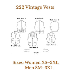 PDF SEWING PATTERN | 222 Vintage Vests | Folkwear | UNISEX