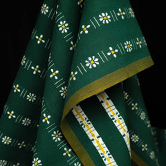 Yarn Dyed | 100% Cotton | Forest Forage Daisies | Fableism