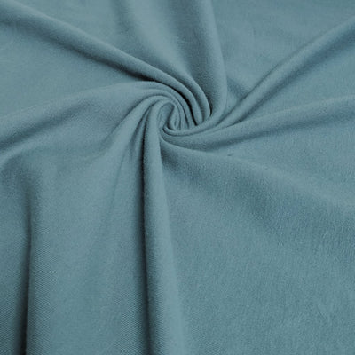 Cotton French Terry | Steel Blue | 50 cm | END OF ROLL