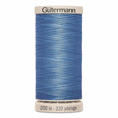 Gutermann Silver Metallic Sliver Embroidery Thread 200m (8001