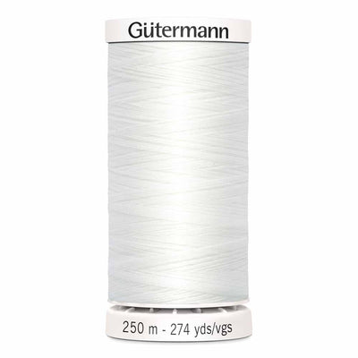 Gütermann | Sew-All Thread | 250 m | #020 | Nu White