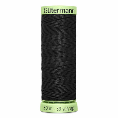 Gütermann | Heavy Duty / Top Stitch Thread | 30m | #010 |  Black