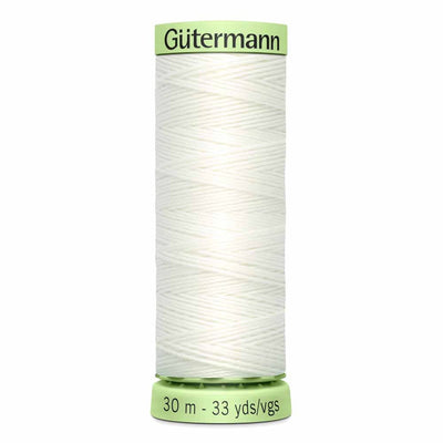 Gütermann | Heavy Duty / Top Stitch Thread | 30m | #021 | White