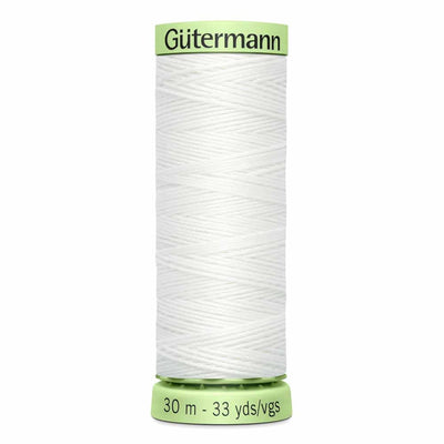Gütermann | Heavy Duty / Top Stitch Thread | 30m | #020 | Nu White