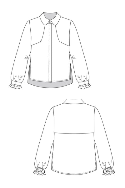 PDF Sewing Pattern | Helmi Trench Blouse &amp; Tunic Dress | Named Clothing&nbsp;