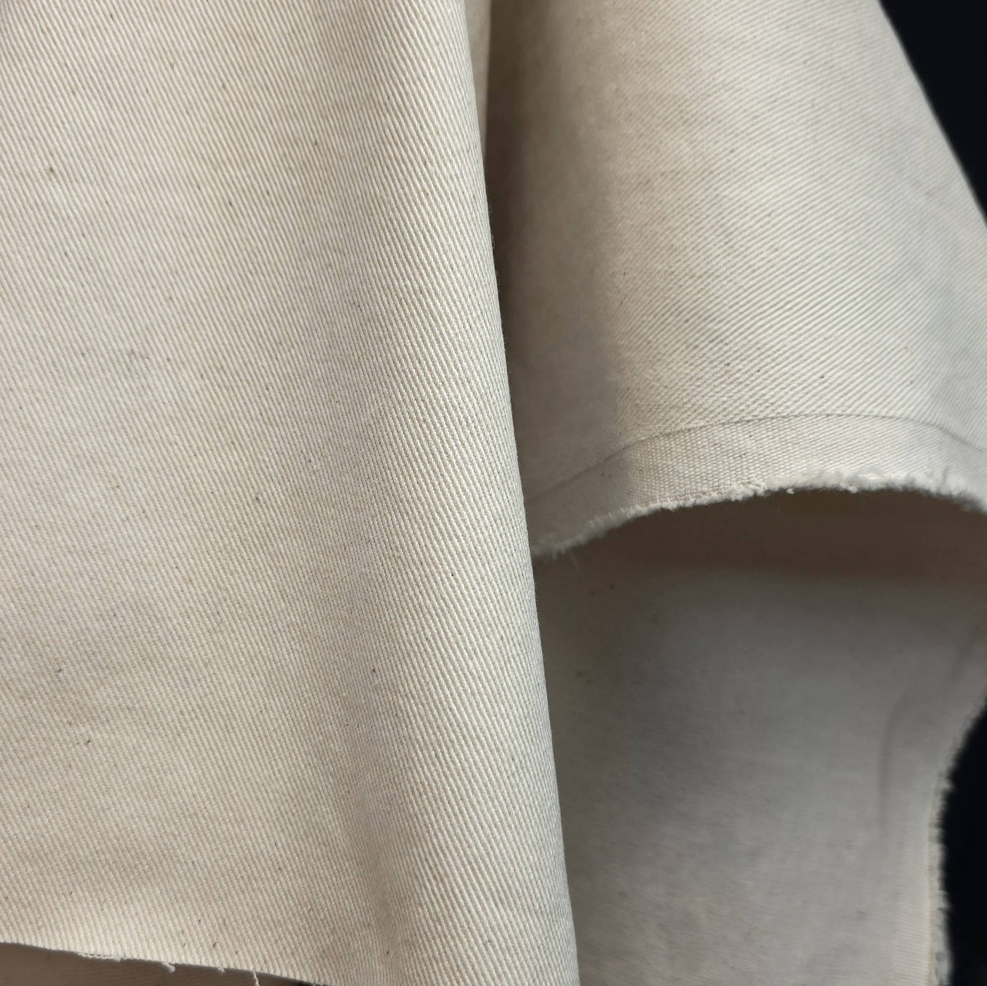 Unbleached Heavy Cotton Twill | 100% Natural Cotton