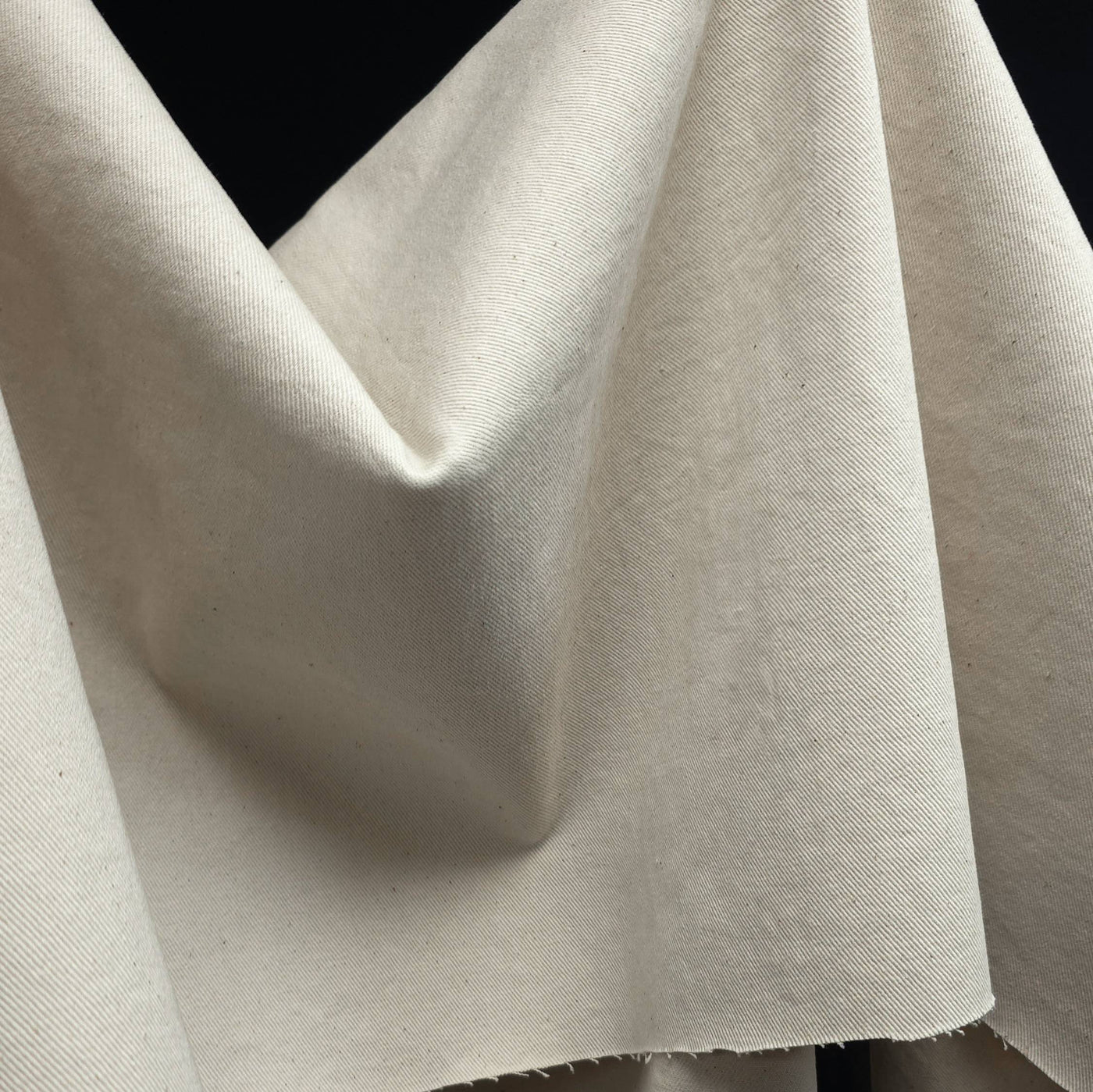 Unbleached Heavy Cotton Twill | 100% Natural Cotton
