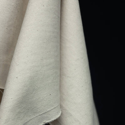 Unbleached Heavy Cotton Twill | 100% Natural Cotton