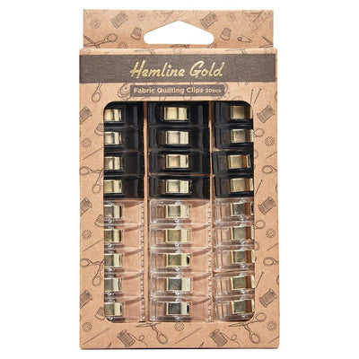HEMLINE GOLD | Quilter Clips | Pack of 30