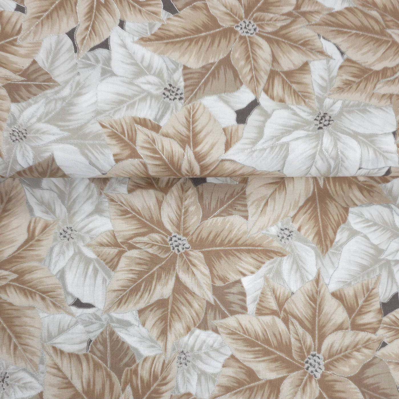 100% Cotton | Holiday Flourish | Festive Finery | White | Robert Kaufman