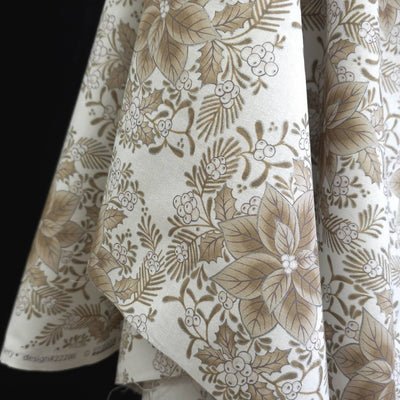 100% Cotton | Holiday Flourish | Festive Finery | Dove | Robert Kaufman 