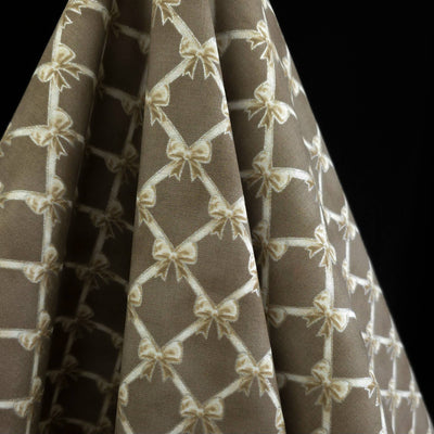 100% Kona Cotton | Holiday Flourish | Taupe | Robert Kaufman