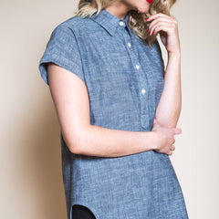 PDF SEWING PATTERN | Kalle Shirt & Shirtdress | Closet Core | BILINGUAL (FR/EN)
