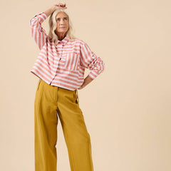 PDF SEWING PATTERN | Jenna Button-Up Shirt | Closet Core