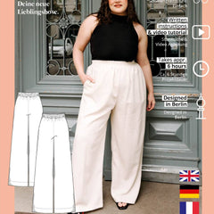 PDF SEWING PATTERN | Palazzo Pants LANA | Juliana Martejevs