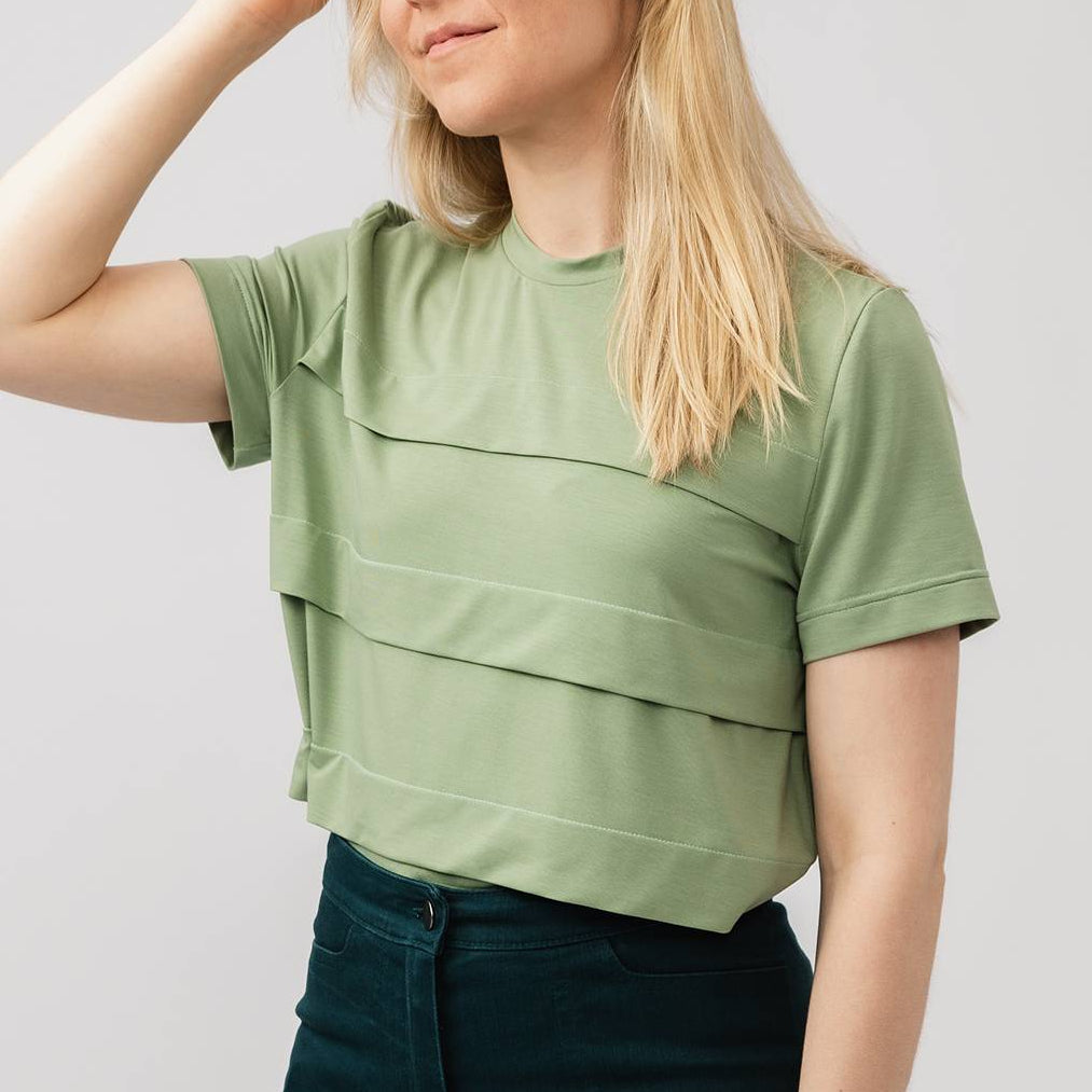 PDF Sewing Pattern | Laurie Pleated Tee | Named Clothing