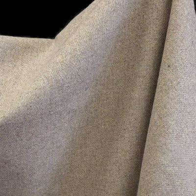 Wool Blend | Mini Chevron | Soft Beige & Gray