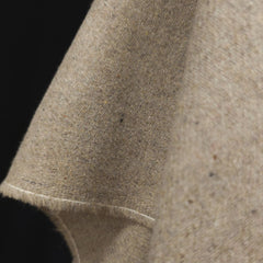 Wool Blend | Mini Chevron | Soft Beige & Gray