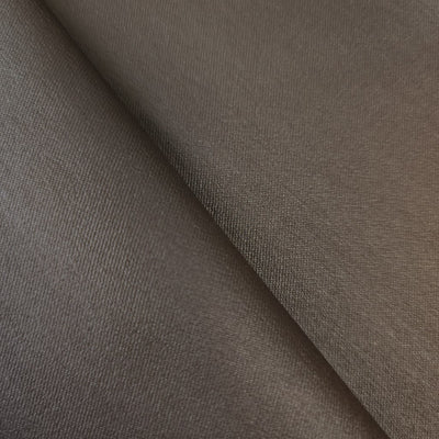 Leather Effect Bengaline Fabric - Brown