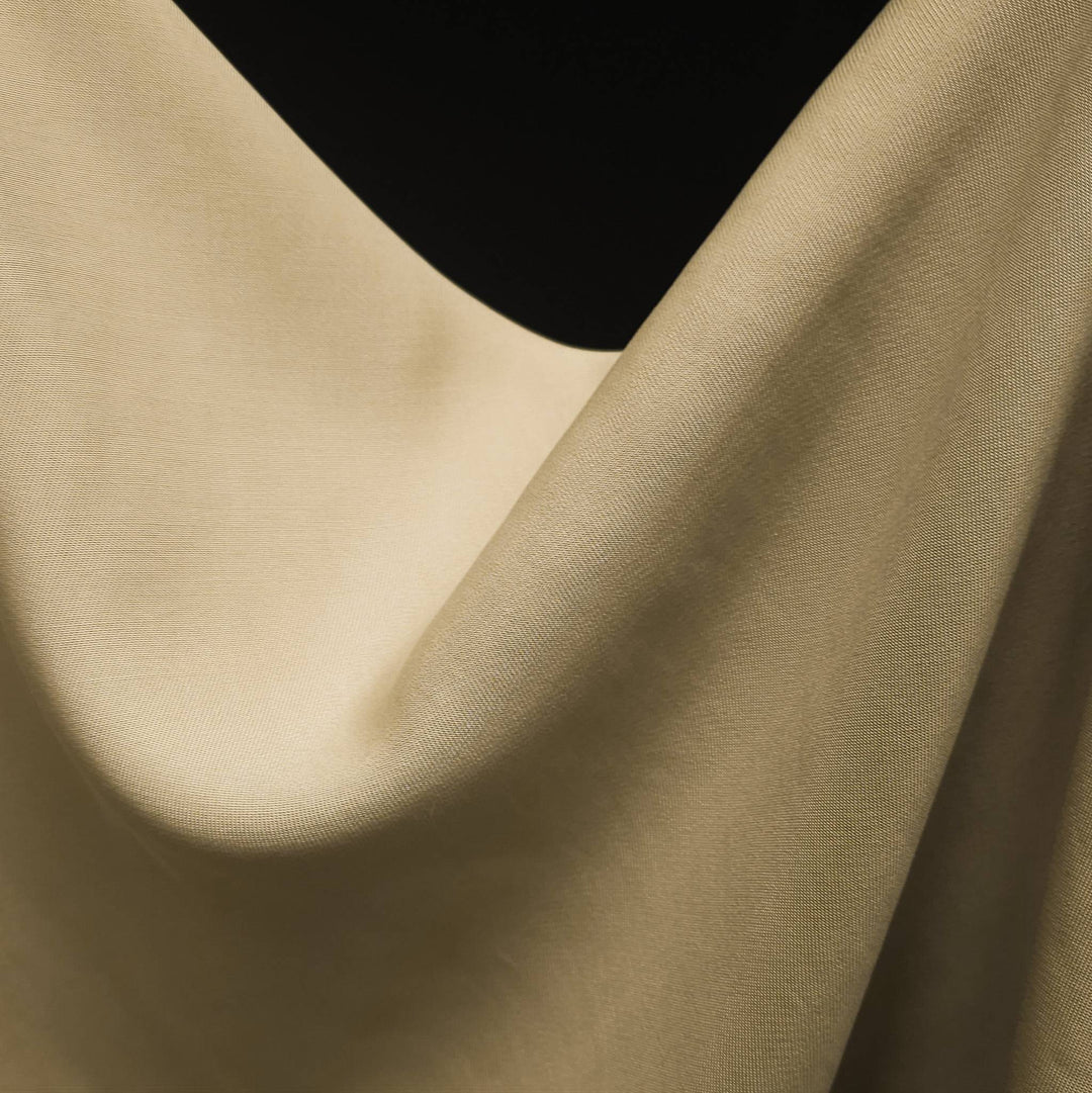 Detalhe do tecido Lyocell &mdash; textura macia
