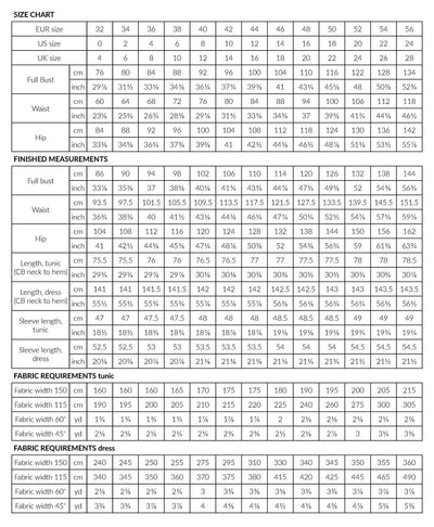 PDF Sewing Pattern | Maite Raglan Tunic & Dress | Named Clothing