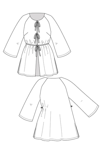 PDF Sewing Pattern | Maite Raglan Tunic & Dress | Named Clothing