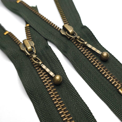 Closed End Zipper | Metal | #5 | 4 3/4'' - 12 cm