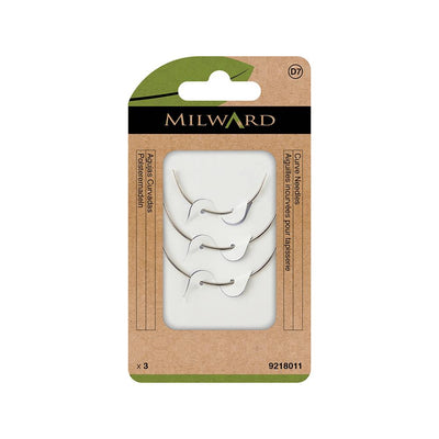 MILWARD GREEN | Curved Needles | 3-Pc Kit