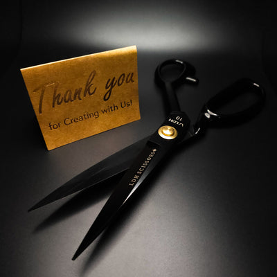 LDH | Midnight Edition Fabric Shears | Rubber Handle | 10"