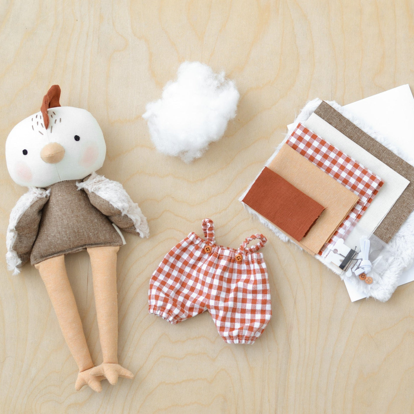 Sewing Kit | Clarence Chicken Doll