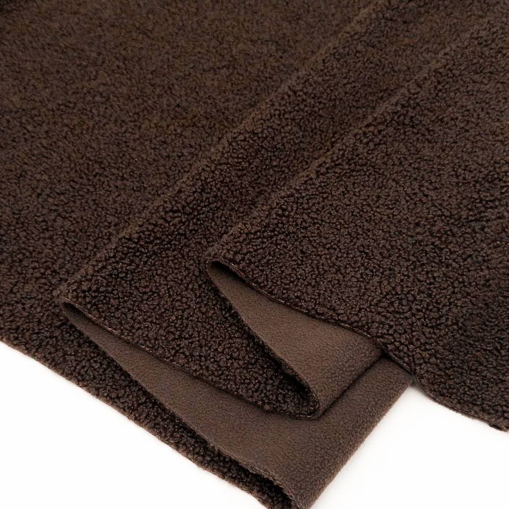 Sherpa with Fleece Backing | Espresso