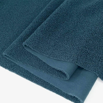 Sherpa Fabric with Fleece Backing - Teal 