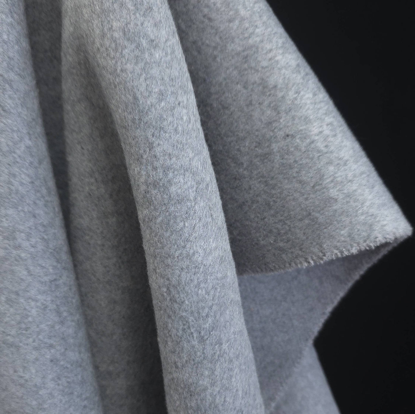 Memphis Wool Fabric - Heathered Gray 