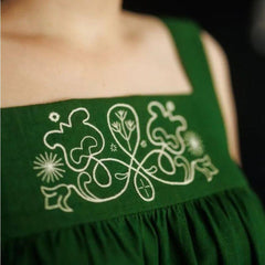 PDF EMBROIDERY PATTERN | Honey Dress Front Panel | Merchant & Mills | A4 ONLY