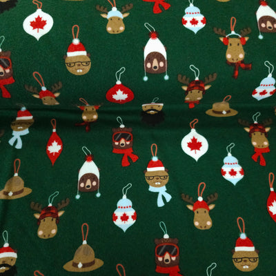 Criter Ornaments Flannel | Robert Kaufman