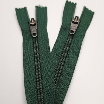 10 inch Green Zipper Invisible Zipper Green Non Separating Zipper Nylon  Green Zipper Crafts 10” Zipper for Sewing