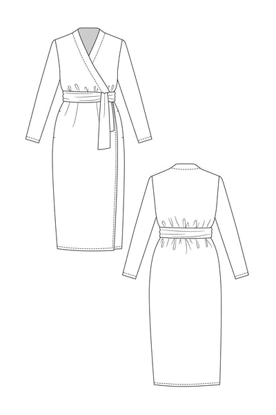 PDF Sewing Pattern | Olivia Wrap Dress | Named Clothing